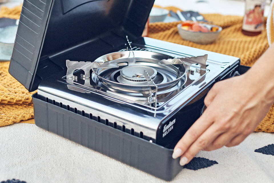 Enders Gaskocher » Nelson « 2,2 kW, Kartuschenbetrieb, Topfgröße 26 cm