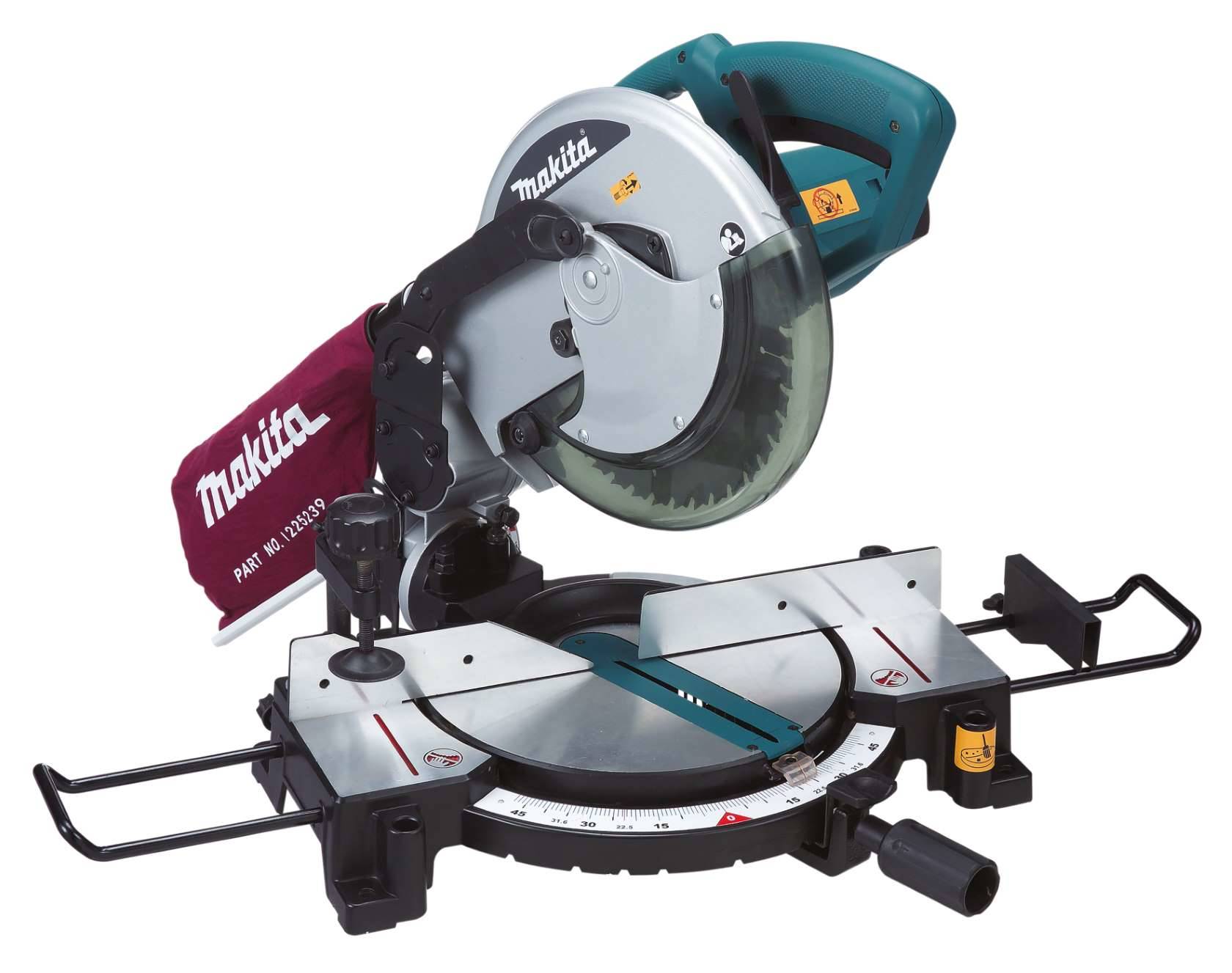 Makita Kapp- und Gehrungssäge 255 mm MLS100N, 1.500 Watt, Kappsäge