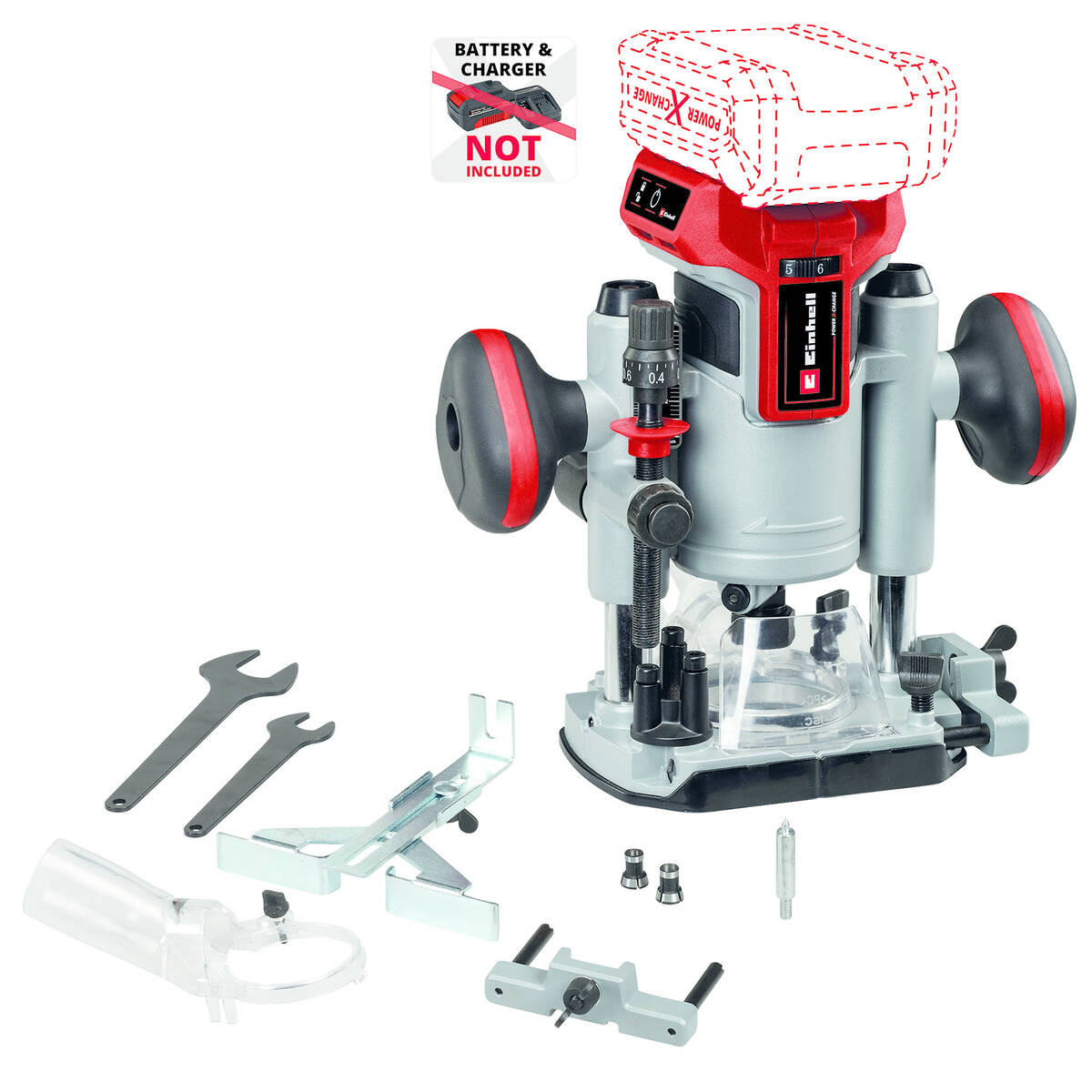 Einhell Akku-Oberfräse » TP-RO 18 Li BL Solo « PurePOWER Brushless 18V Einhell Akku-Oberfräse » TP-RO 18 Li BL Solo « PurePOWER Brushless 18V