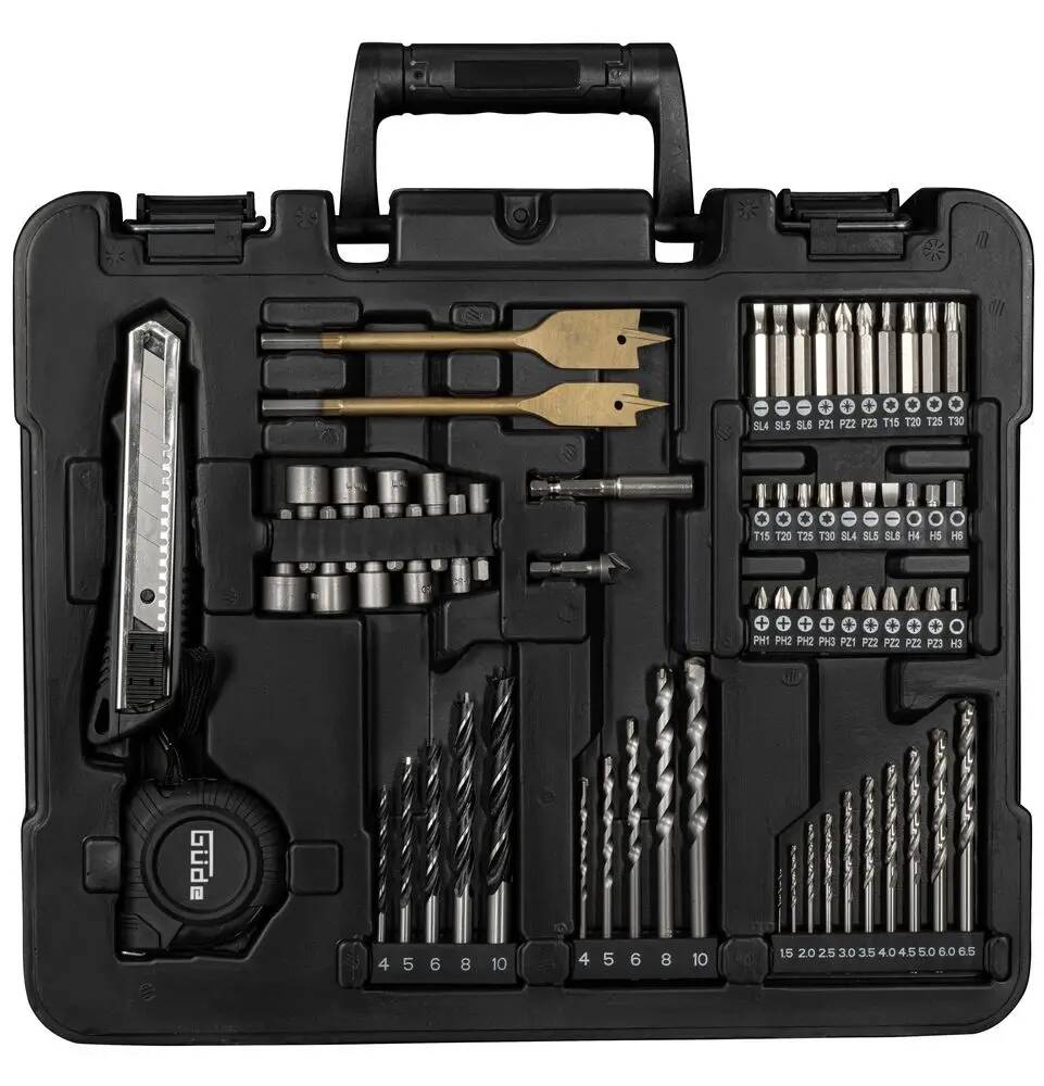 Güde Akku-Bohrschrauber » BS 18 Set « 126-tlg. 18V E3-Serie