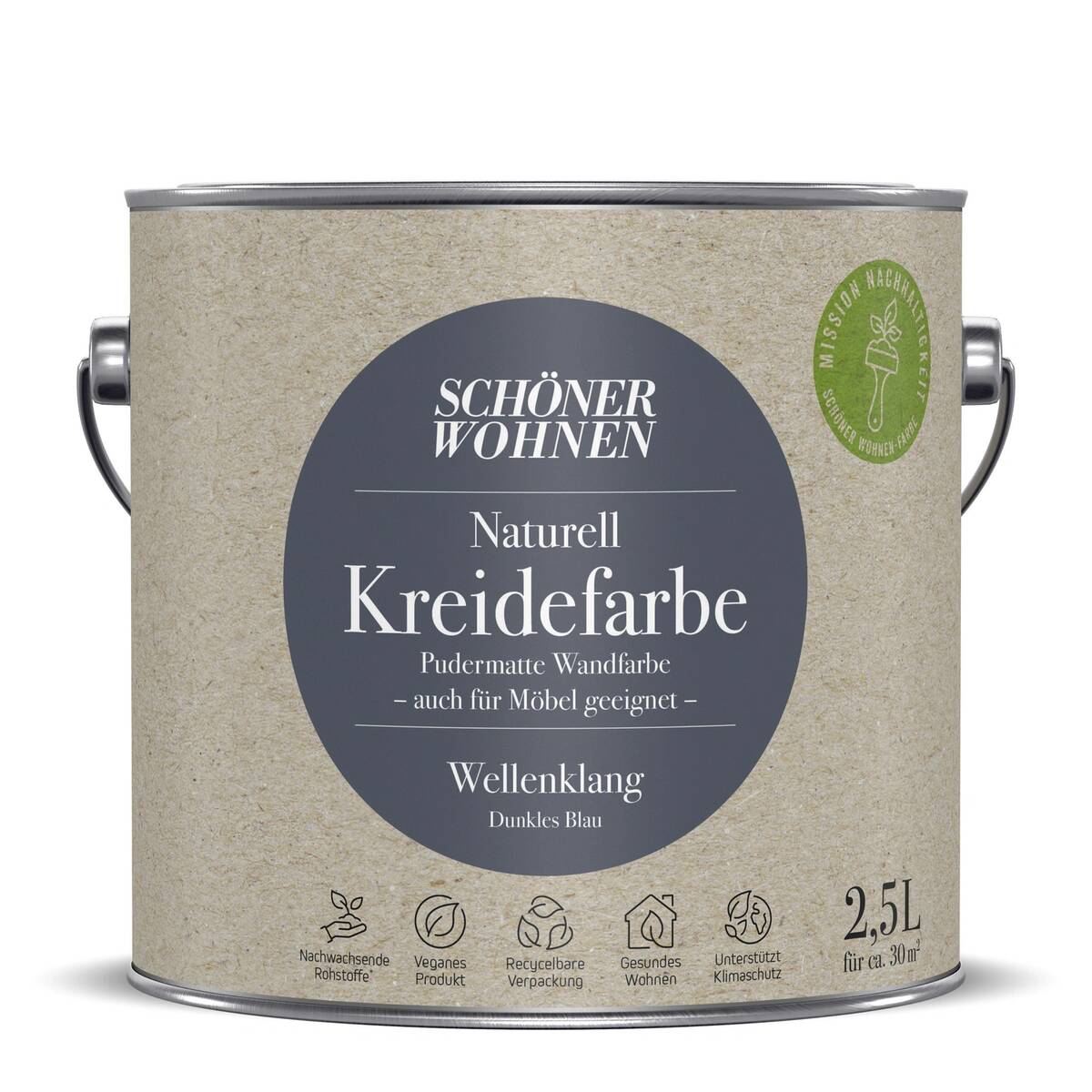 Schöner Wohnen Kreidefarbe » Wellenklang « 2,5 L matt