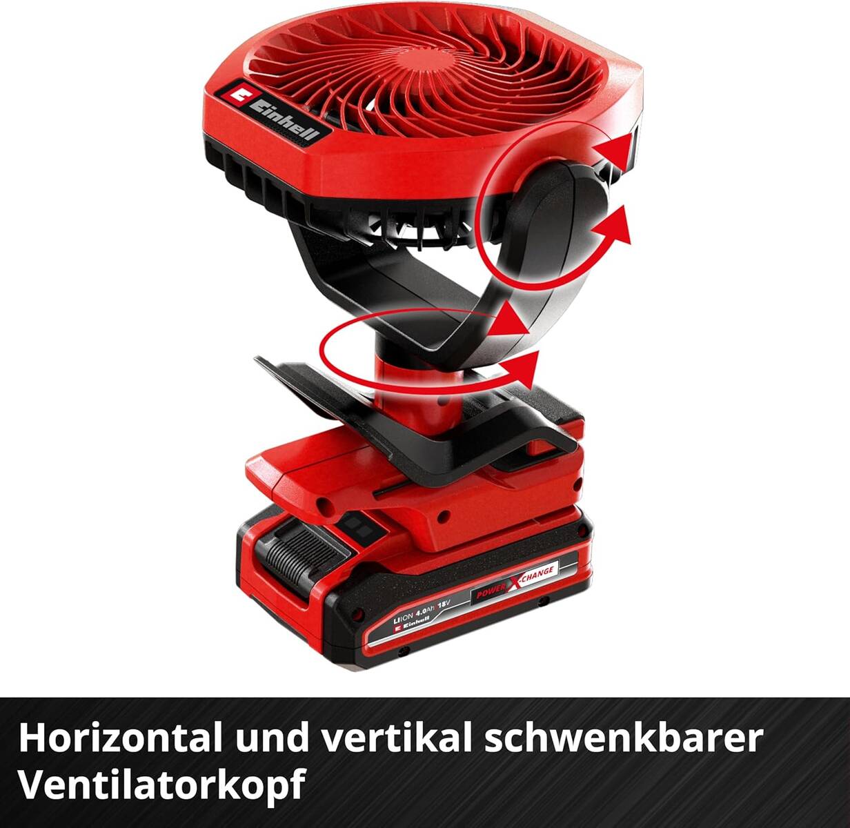 Einhell Akku-Ventilator » GC-CF 18/110 Li-Solo « Dreh- und neigbar