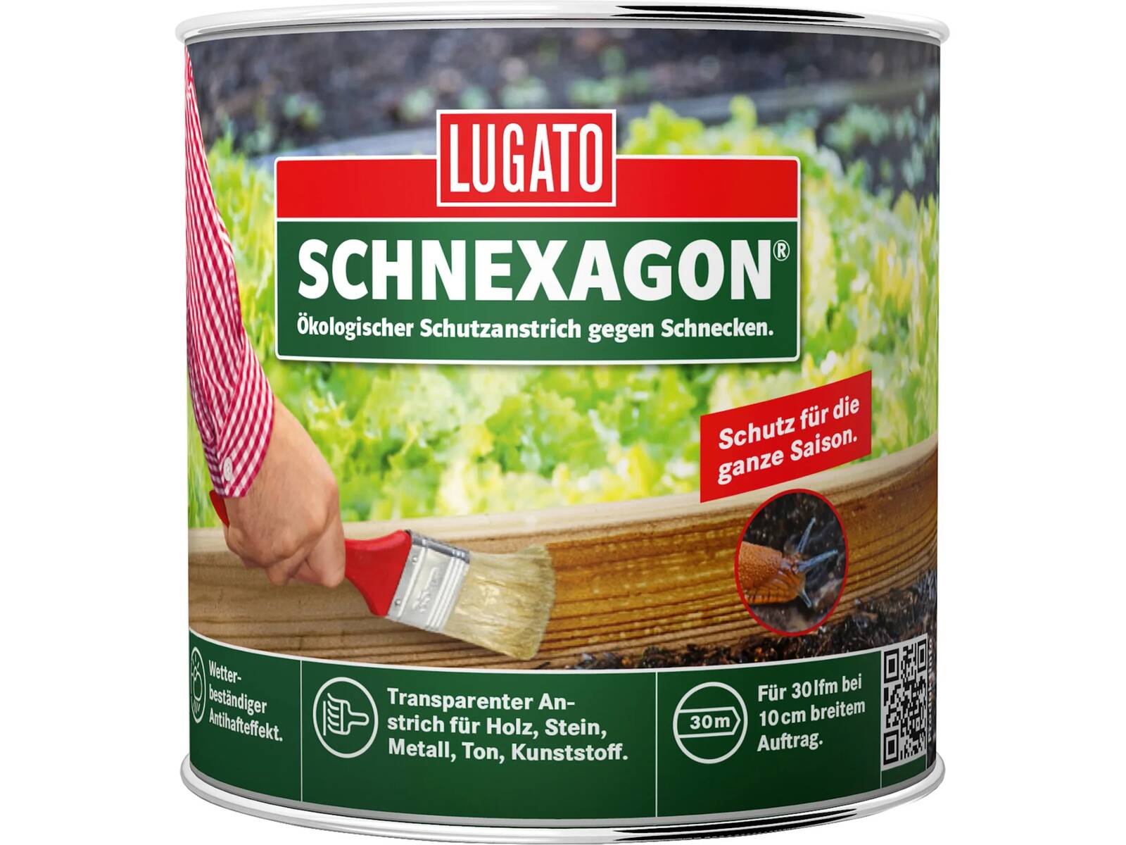 Lugato Schneckenschutz-Anstrich » Schnexagon « 375 ml, transparent
