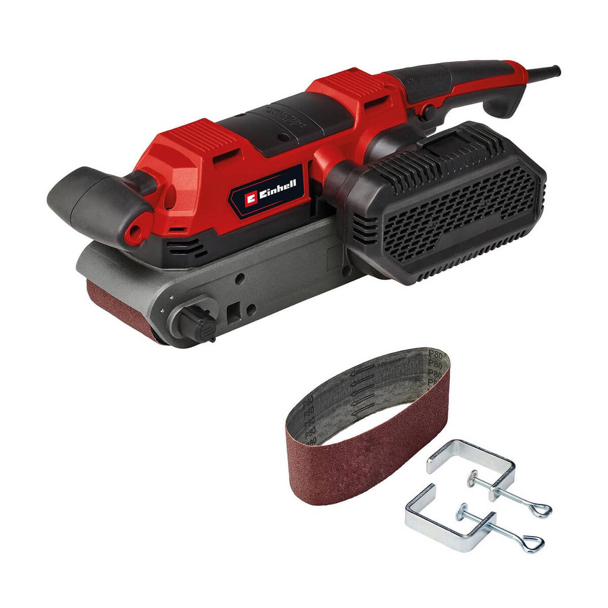 Einhell Bandschleifer » TE-BS 850 E « inkl. 3x Schleifbänder P80