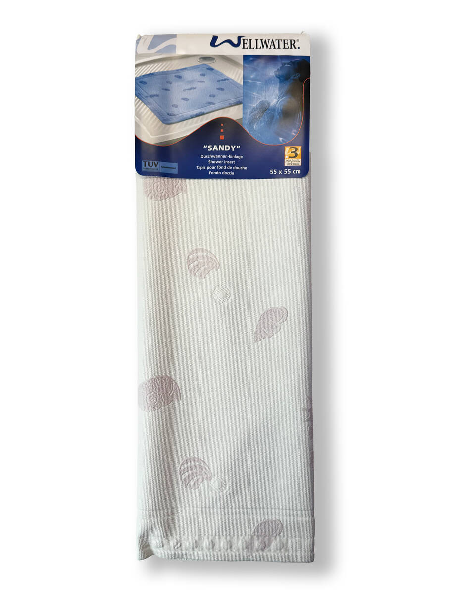 Wellwater Duschwannen-Einlage » Sandy « 55 x 55 cm