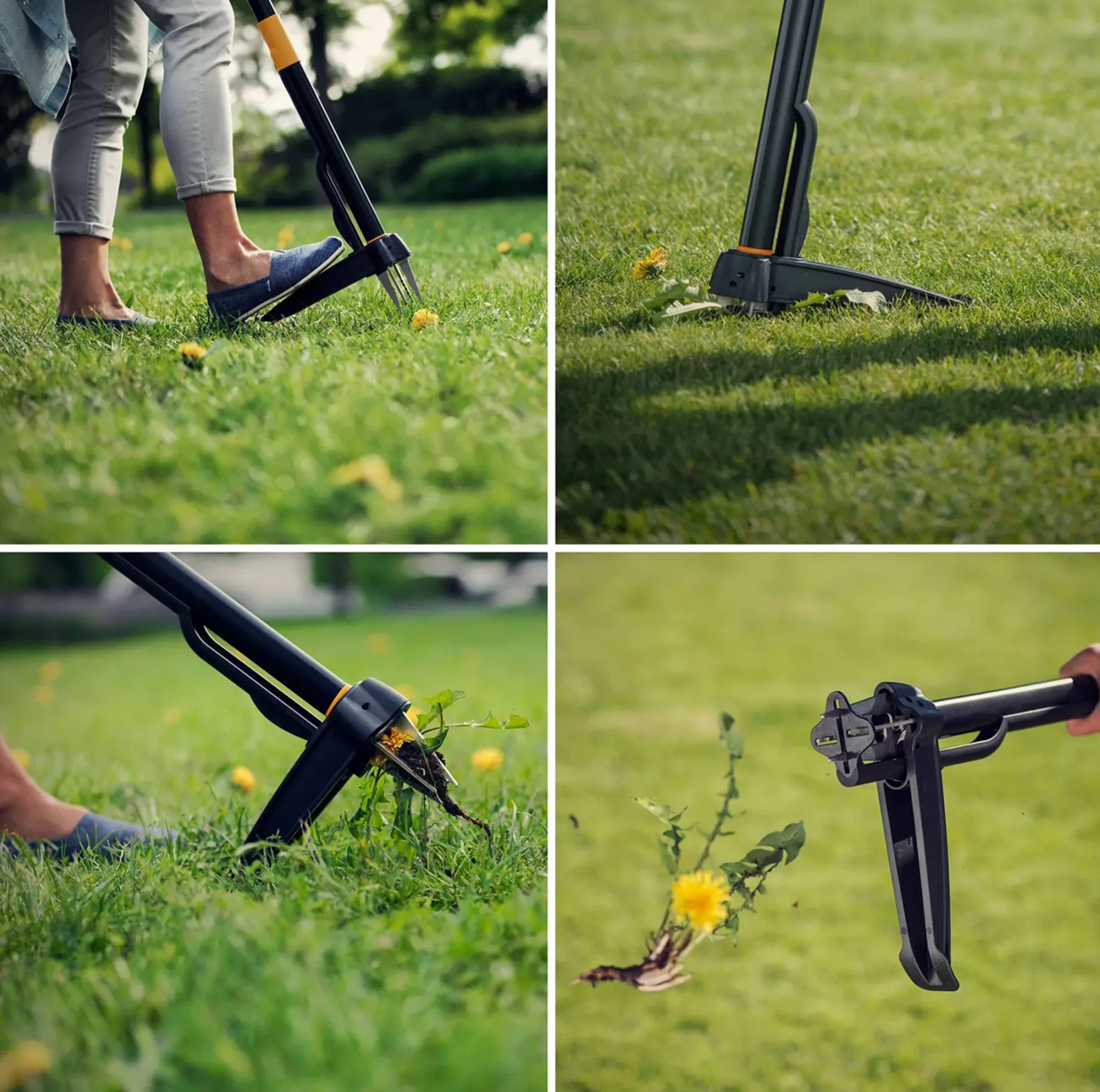 Fiskars Unkrautstecher » Solid « inkl. Stahlgreifer, 1026652
