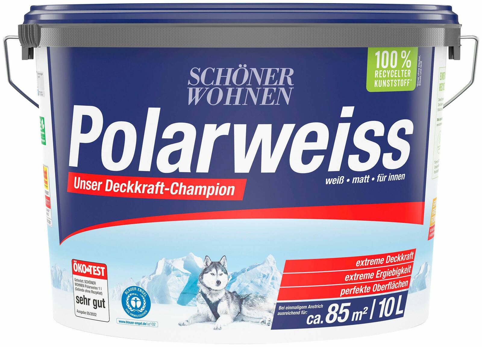 Schöner Wohnen Polarweiss » 10 Liter « Extreme Deckkraft bis 85 m²