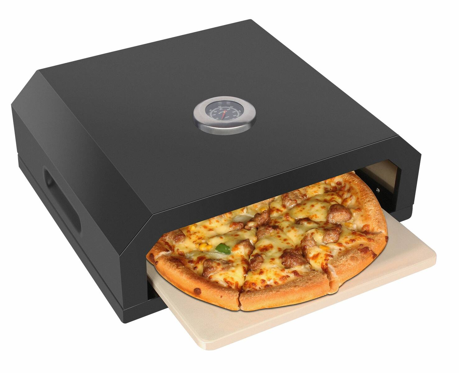 El Fuego Pizzaaufsatz » AY0375 « 30x30 cm, für alle Grillarten