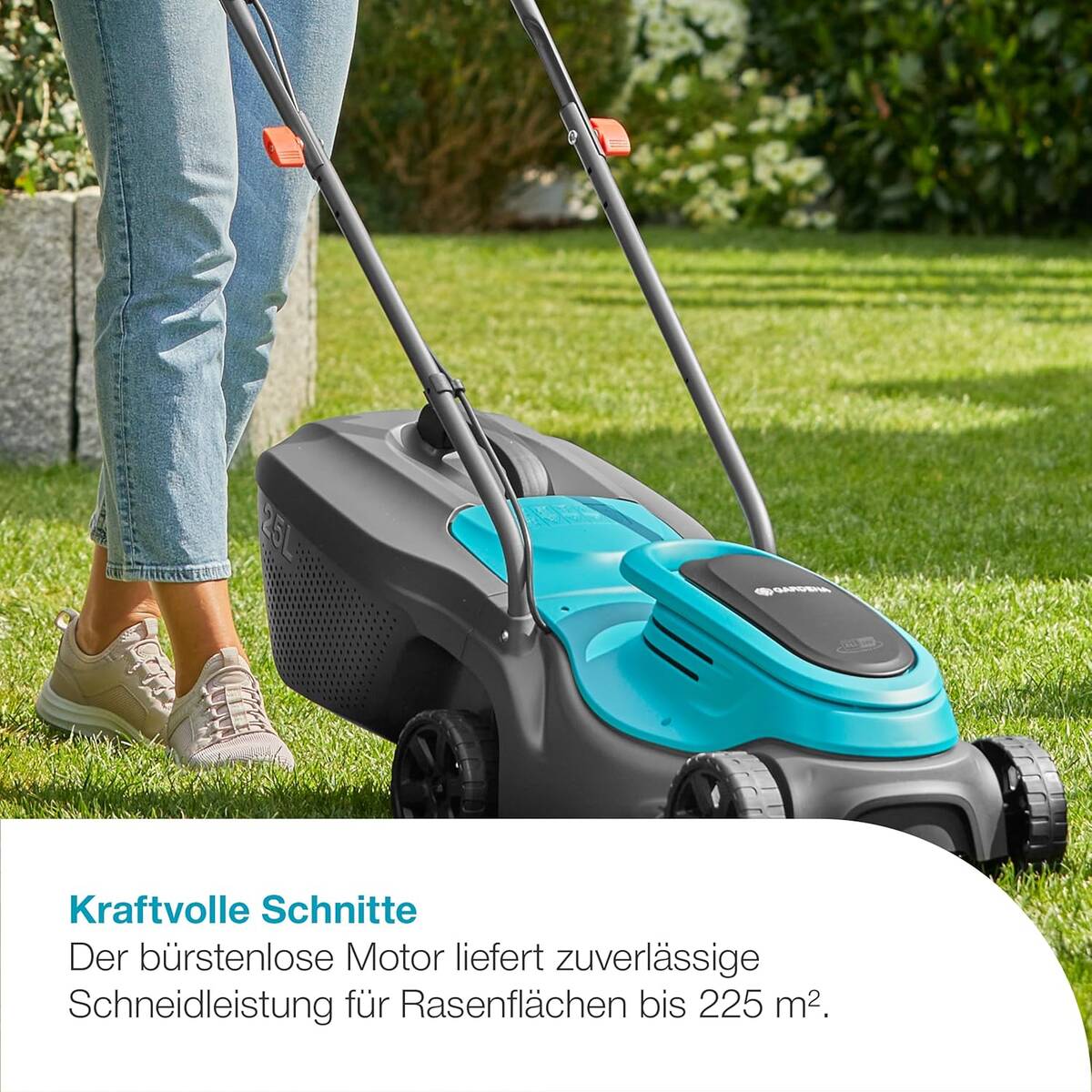 Gardena Akku-Rasenmäher » PowerMax 30/18V P4A « Ready-To-Use Set