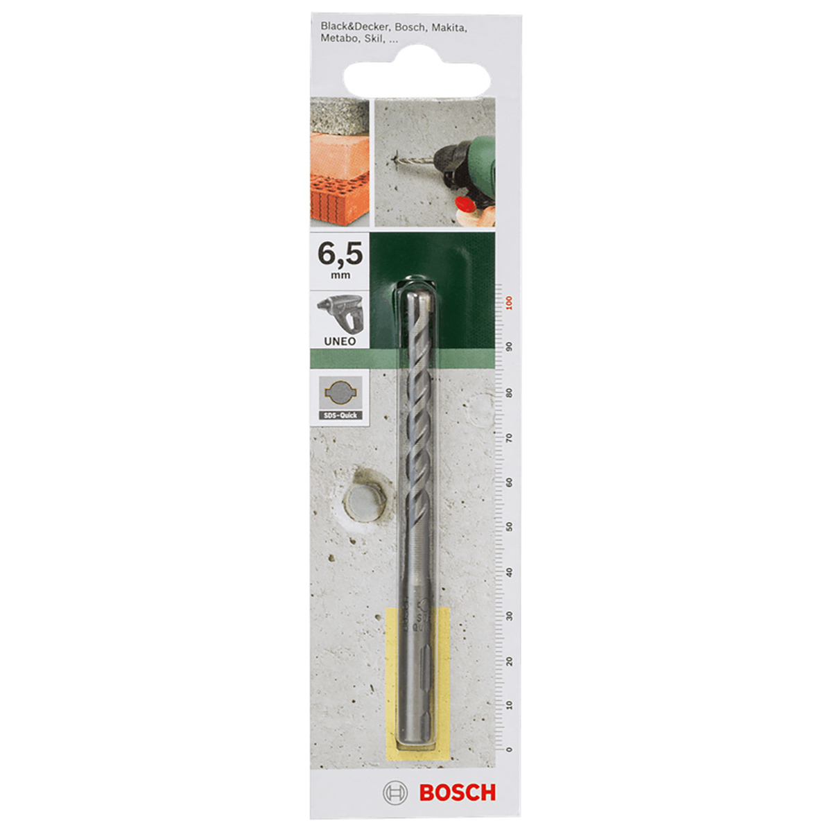 Bosch Uneo Beton-Bohrer SDS-Quick 6,5x55x100mm