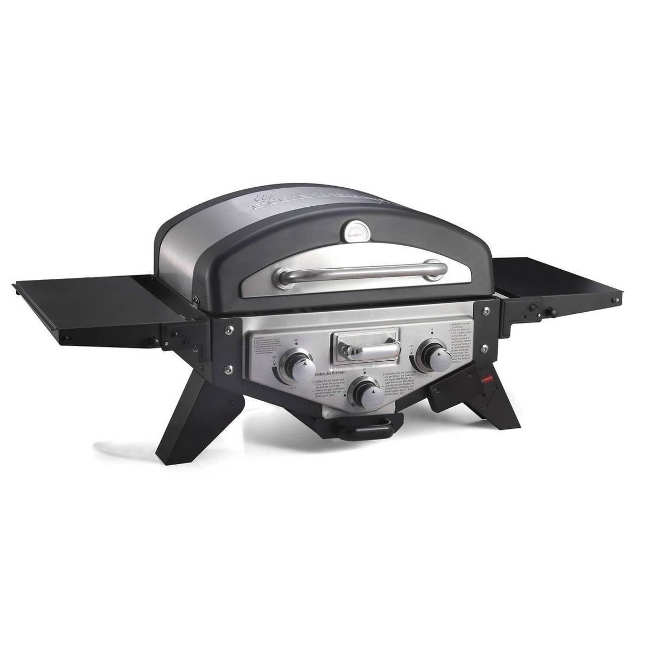 El Fuego® Gasgrill "Medison" schwarz, 2 Brenner, Tischgrill, BBQ, Grillen