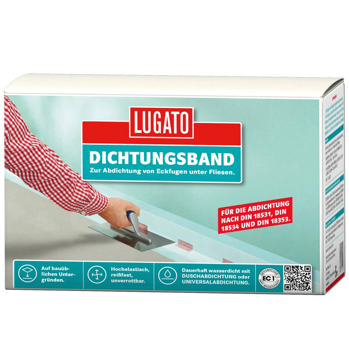 Lugato Dichtungsband » 5 Meter « Eckfugen-Abdichtung unter Fliesen