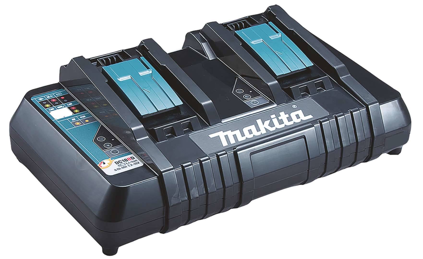 Makita Akku-Ladegerät » DC18RD « 14,4-18 Volt, Doppelladegerät, Schnellladegerät