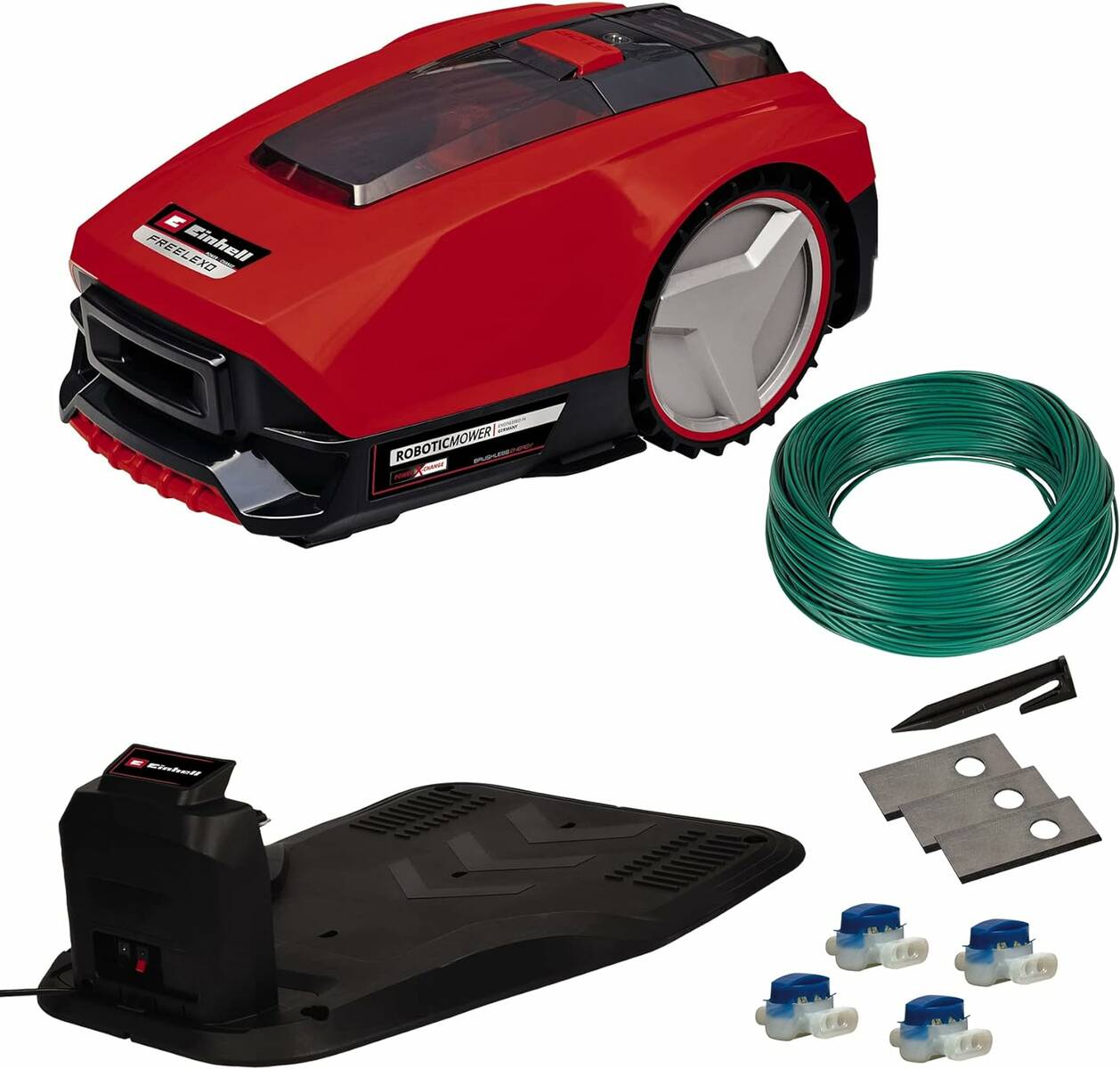 Einhell Mähroboter » Freelexo 300 Solo « Multizonen, Pin-Code, Zubehör