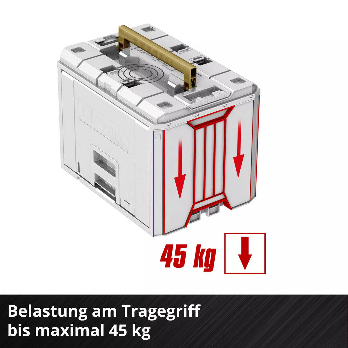 Einhell Systemkoffer » E-Case FlipFront « 44 x 33 x 34 cm