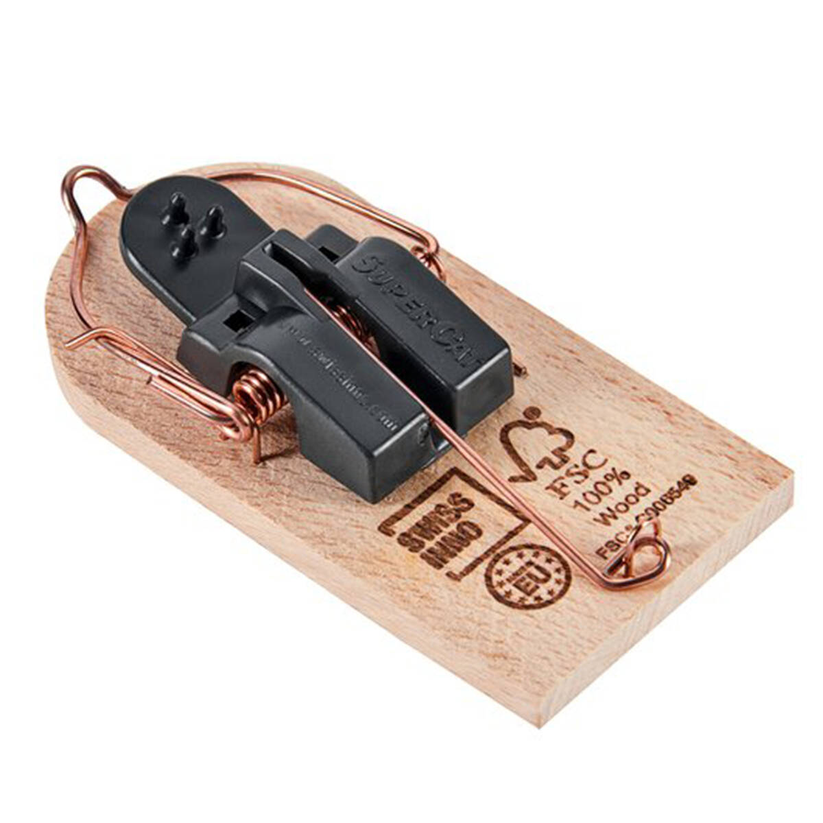 Swissinno FSC® Holz Mausefalle » SUPERCAT « innovative Fanglösung