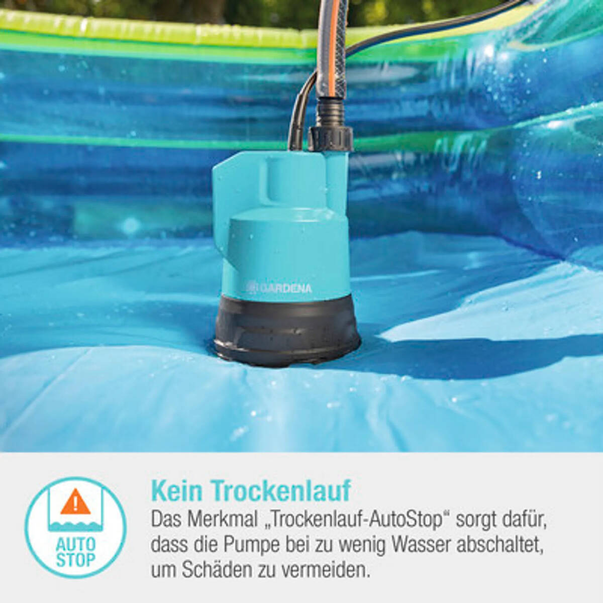Gardena Akku-Regenfasspumpe » 2000/2 18V P4A « Sologerät