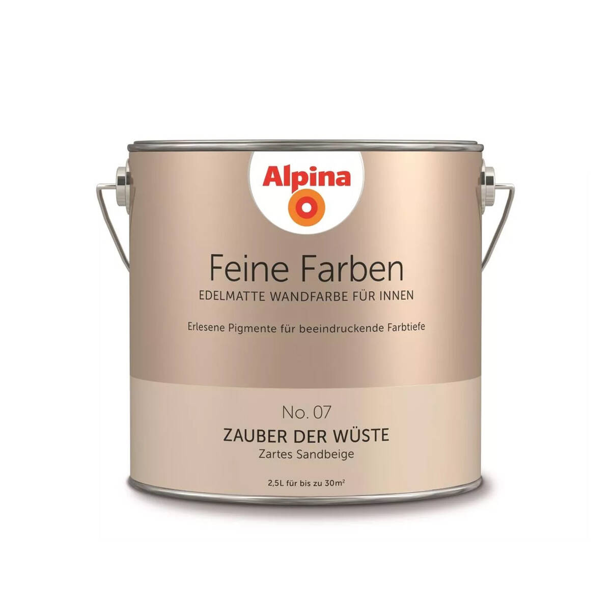 Alpina Feine Farben » Zauber der Wüste « 2,5 l, Beige, No. 07