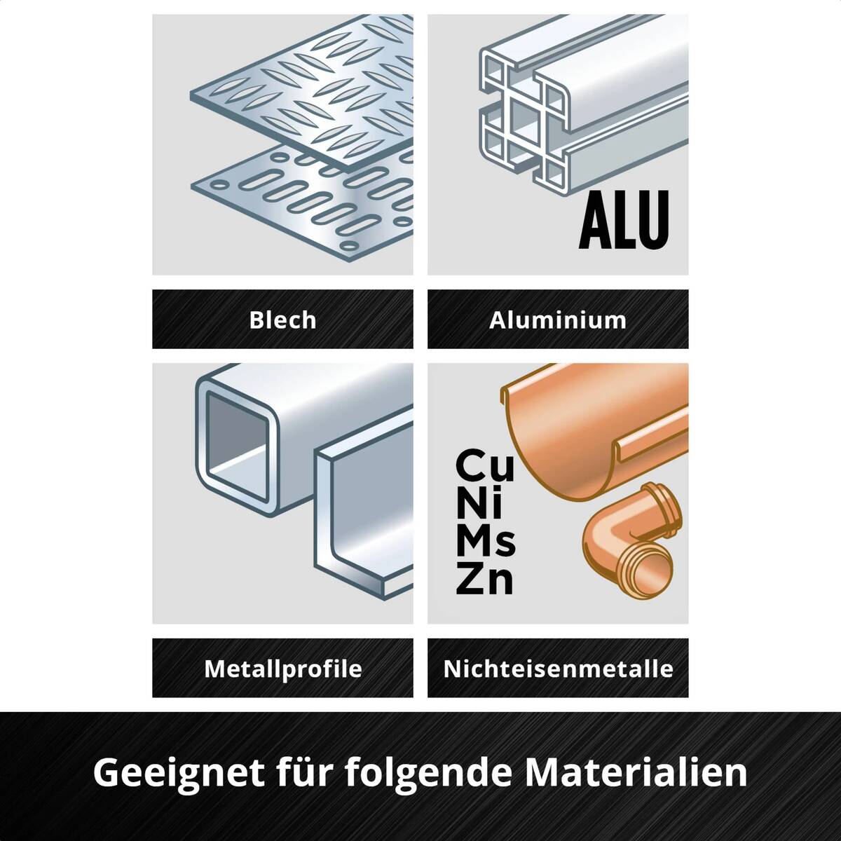 Einhell M-Case » Bohrer- und Bitset « 39 tlg, Metallbohrer, Bithalter