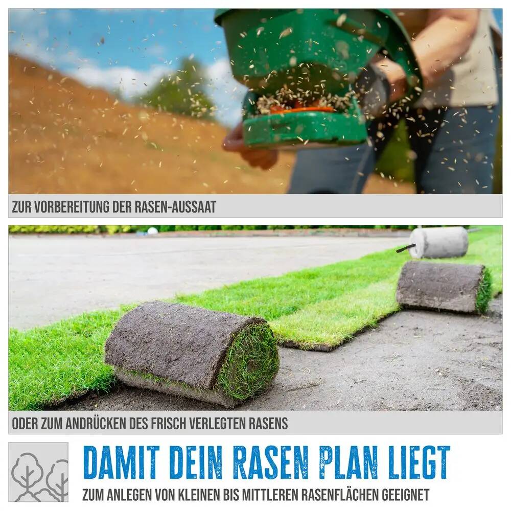 Güde Rasenwalze » GRW 500 « 74 kg, 495 mm, inkl. Softgrip u. Ergoholm