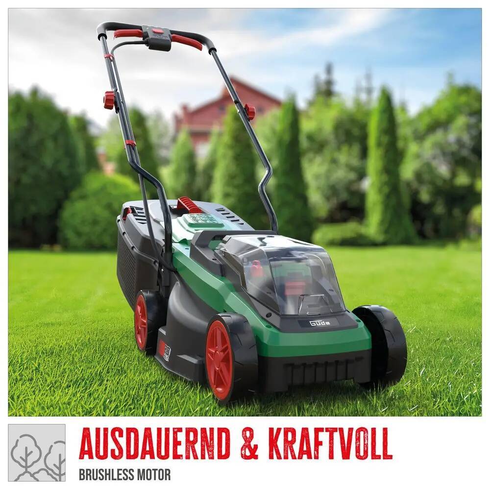 ♦ OUTLET ♦ Güde Akku-Rasenmäher » 320/20-4 « Brushless, Softgrip, mit 4,0 Ah Akku