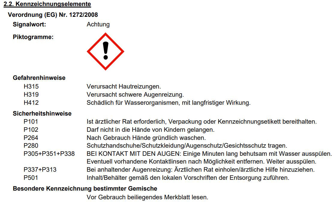 Enders Sanitärflüssigkeit » Ensan Blue « 2,5 Liter, für Abwassertanks