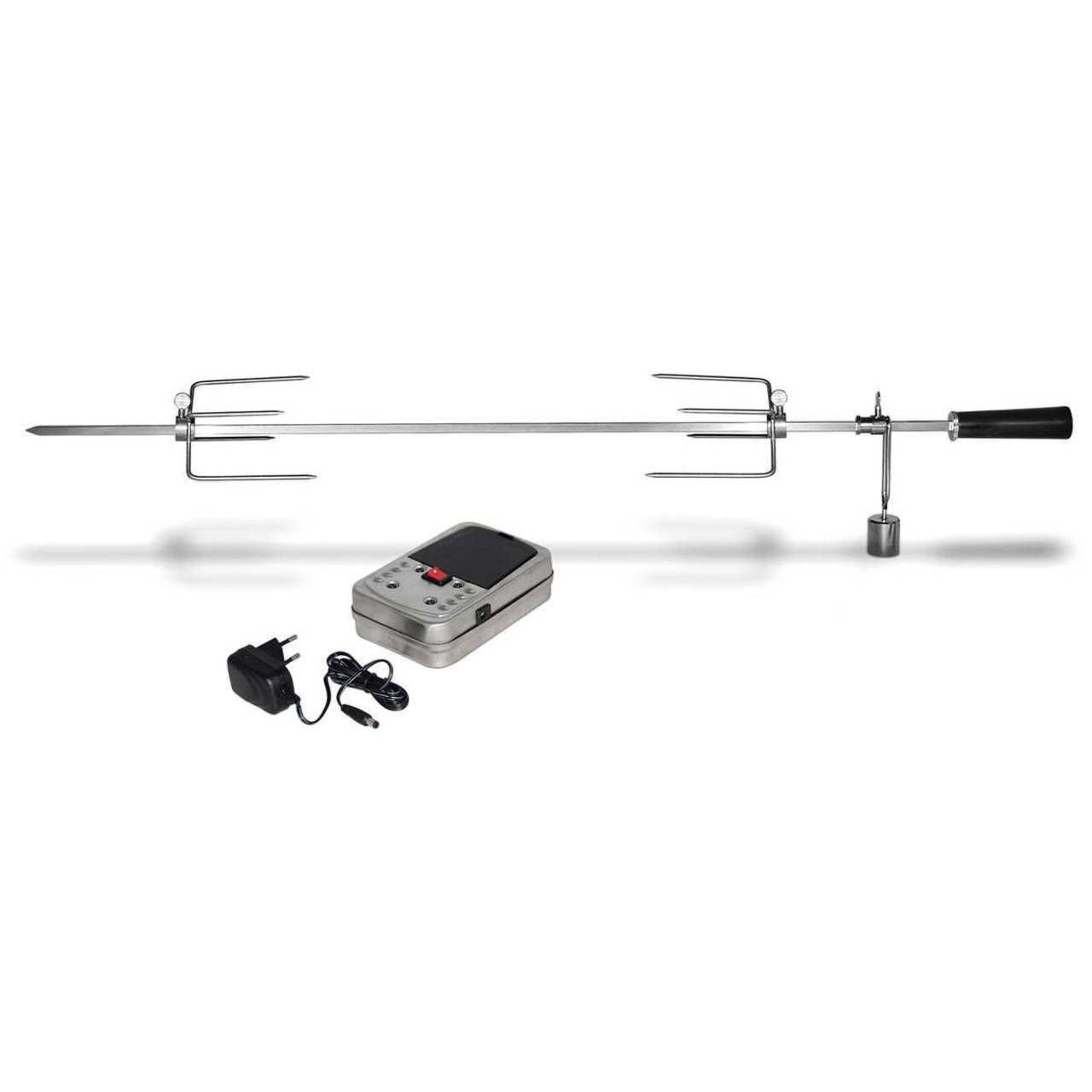 Enders Grillspieß-Set 2-1 Motor für Seattle 2R, Edelstahlspieß