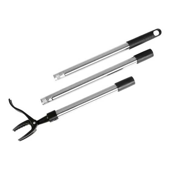 EASYmaxx Unkrautstecher » 112 cm « mit Edelstahlkrallen & Fußpedal