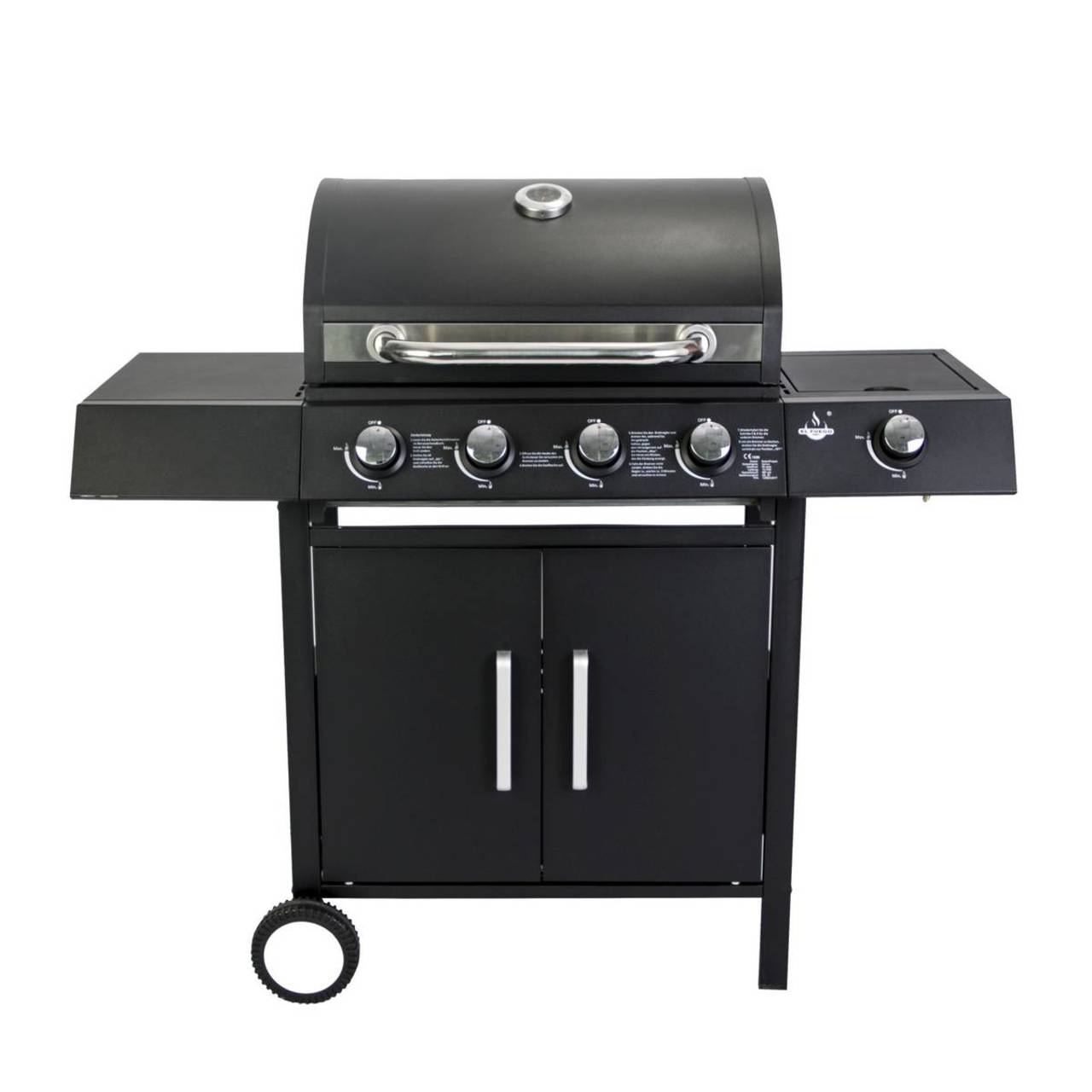 EL FUEGO® Gasgrill » SAN ANGELO 4+1 « AY0582 inkl. Seitenbrenner