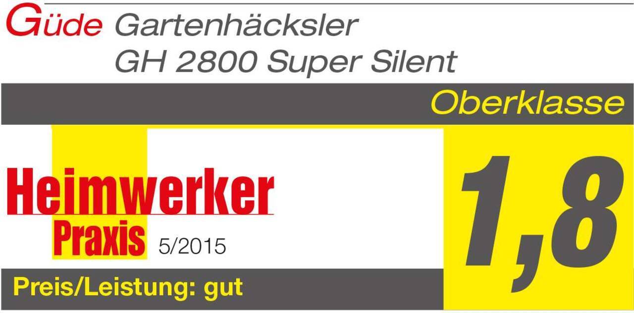♦ OUTLET ♦ Güde Gartenhäcksler GH 2800 Super Silent, 55 L, 2.800 W, Häcksler