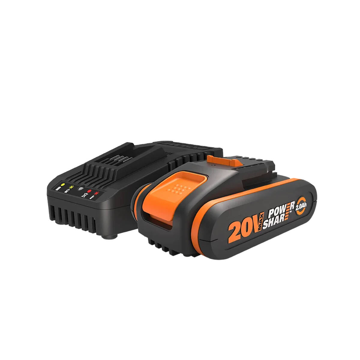 Worx Akku & Schnellladegerät-Kit » WA3601 « 20 Volt, 2 Ah, PowerShare