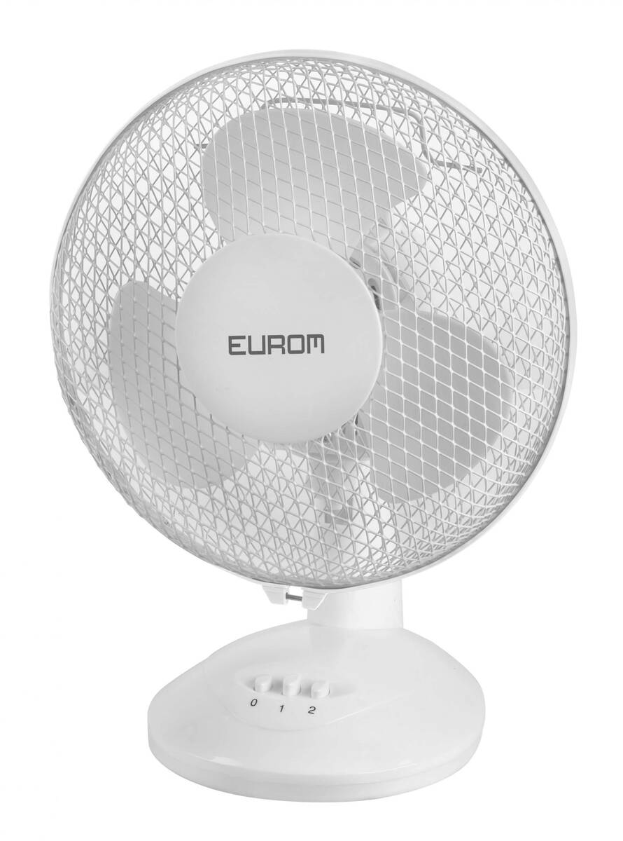 Eurom Tischventilator » VT9-blanc « 22.5 cm, 25 Watt, 2 Stufen