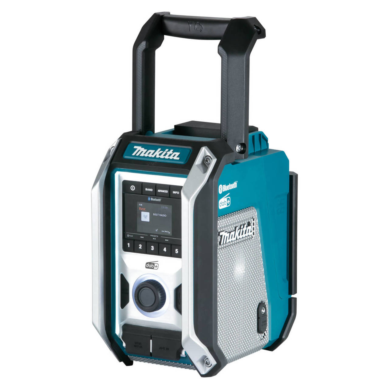 Makita Akku-Baustellenradio » DMR115 « 18 Volt, DAB+ Makita Akku-Baustellenradio DMR115