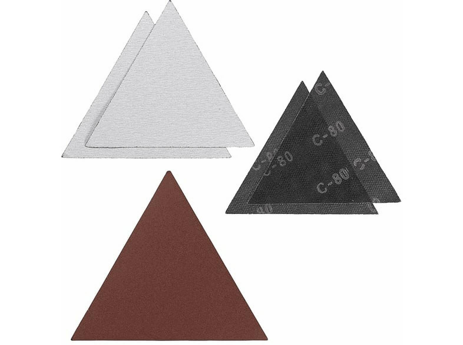 Einhell 5 Q-Stick Schleifdreiecke für Trockenbauschleifer » 287mm « Einhell 5 Q-Stick Schleifdreiecke für Trockenbauschleifer » 287mm «