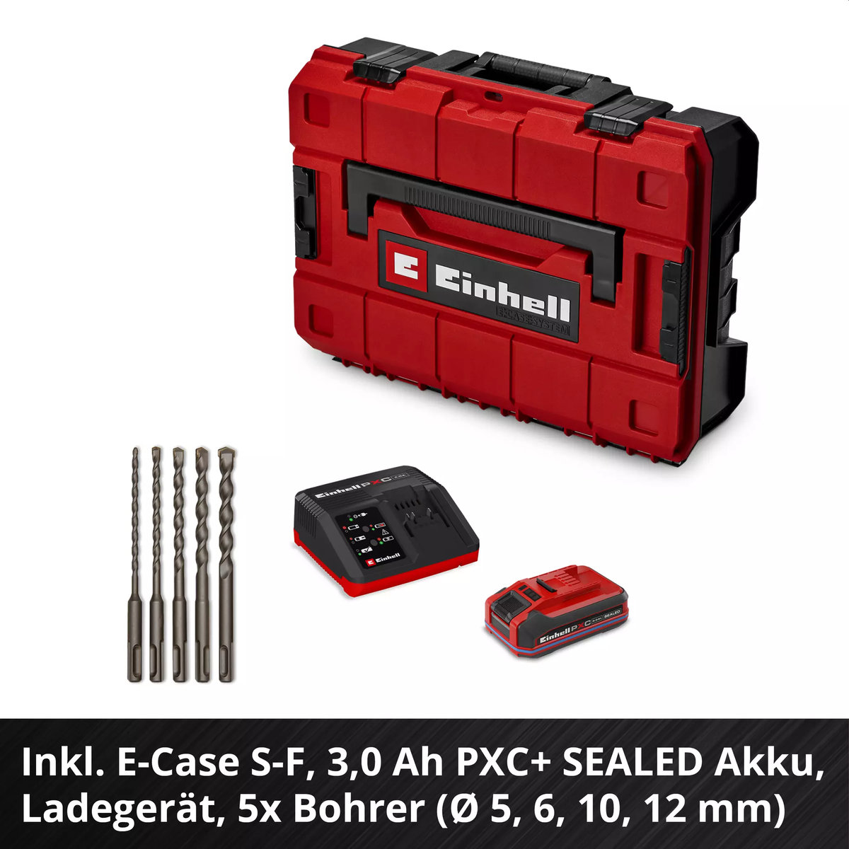 Einhell Akku-Bohrhammer » TP-HD 18/17-C Li BL +5 (3.0Ah) « 18 V, 1,7 J