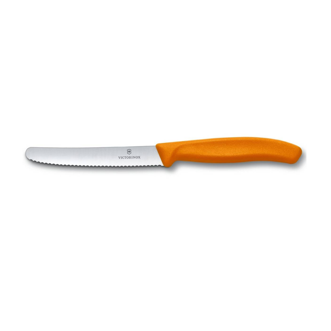 VICTORINOX Tomatenmesser, Brötchenmesser, Küchenmesser orange SwissClassic