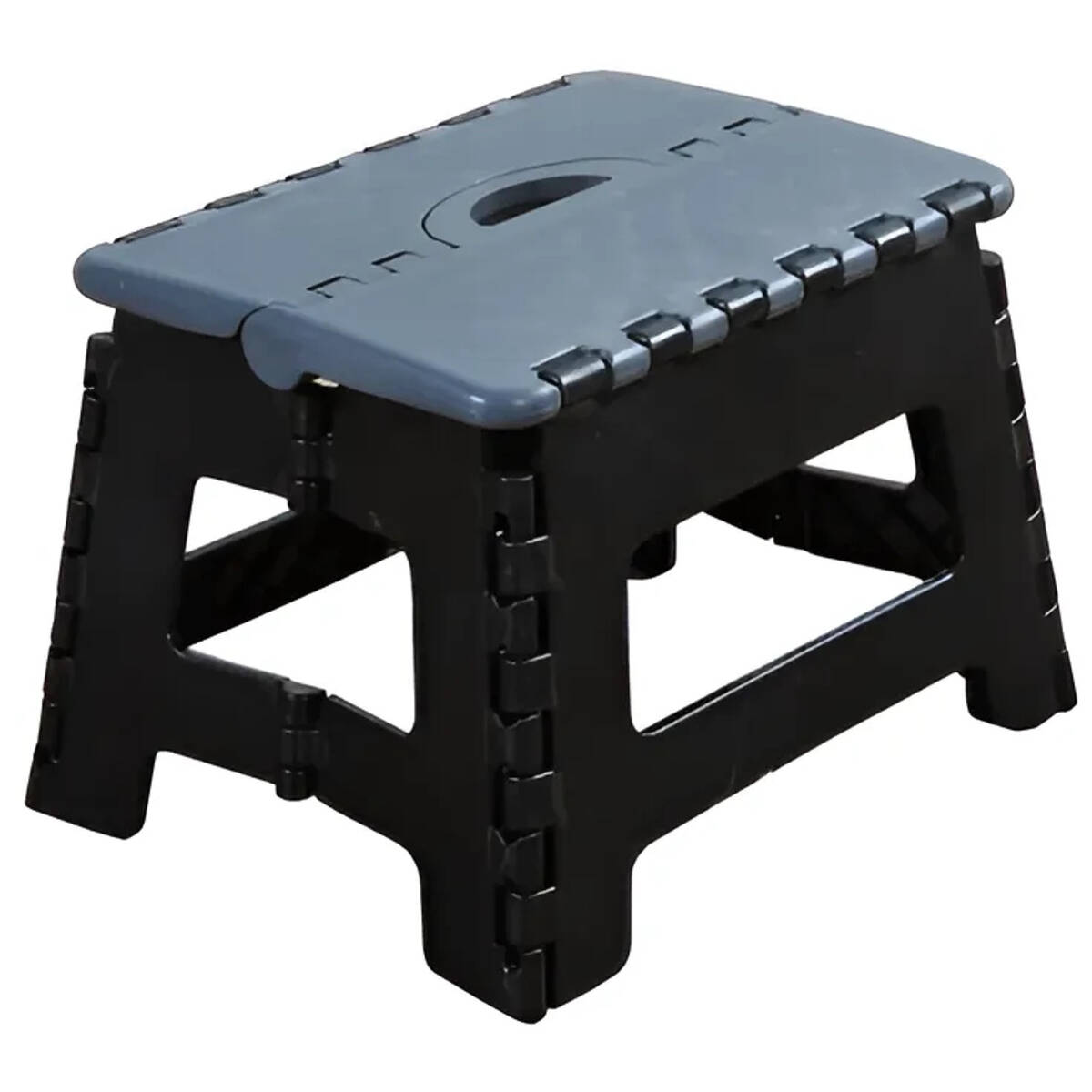 Kesper Klapptritt » Klappbar platzsparend « Schwarz / Blau