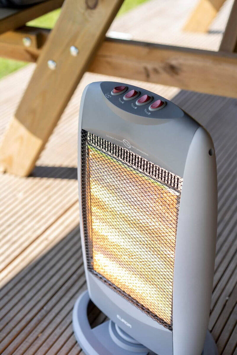 Eurom Heizstrahler » Safe-t-Shine 1200 Compact « 1200 W, Halogen, Grau