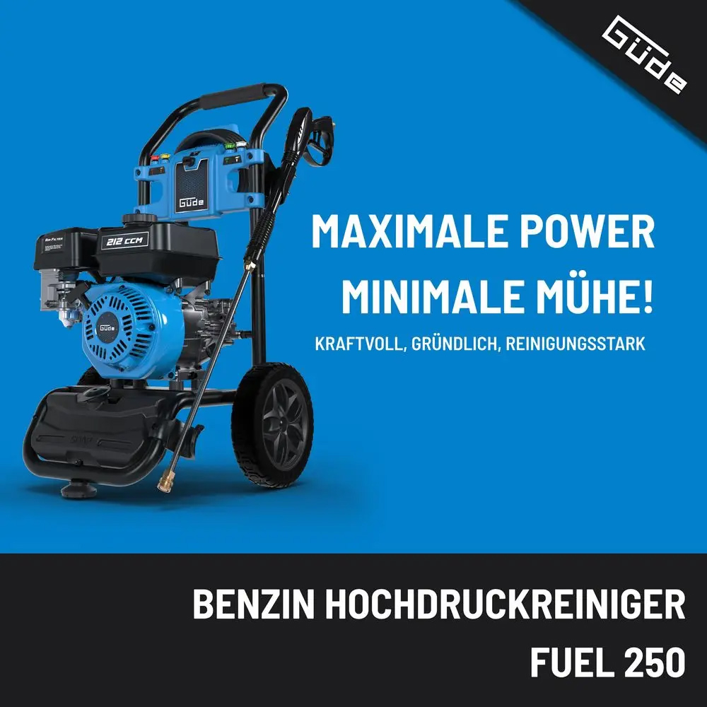Güde Benzin Hochdruckreiniger » Fuel 250 « 234 bar, 4-Takt Motor