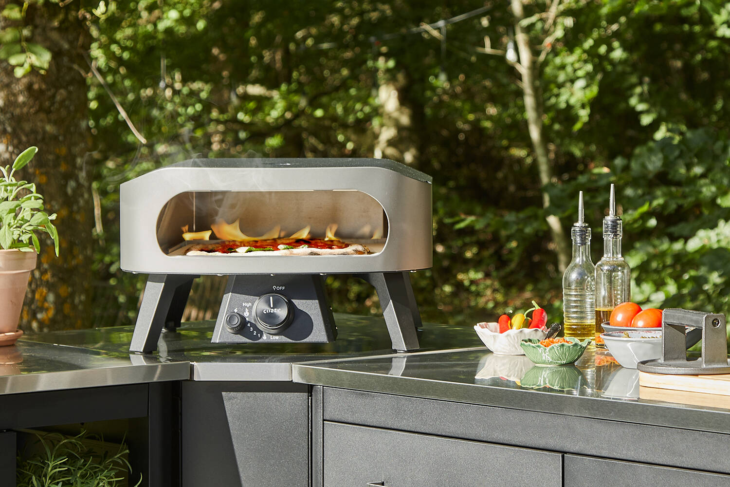 Cozze Gas Pizzaofen » 13" Classic « bis 550 Grad, inkl. Hitzeschild