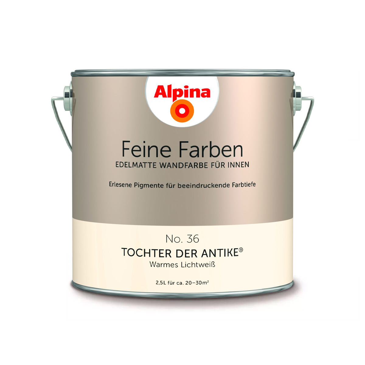 Alpina Feine Farben » Tochter der Antike « 2,5 l, Lichtweiß, No. 36
