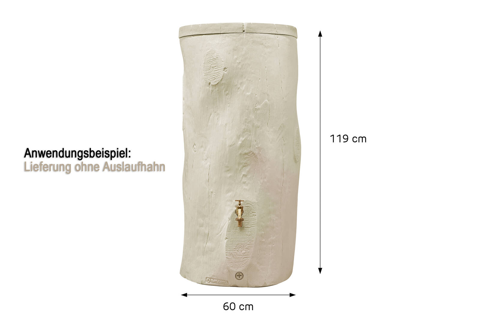 Garantia Regenspeicher » Woodstock « Pinewood, 250 Liter, 3D-Dekor