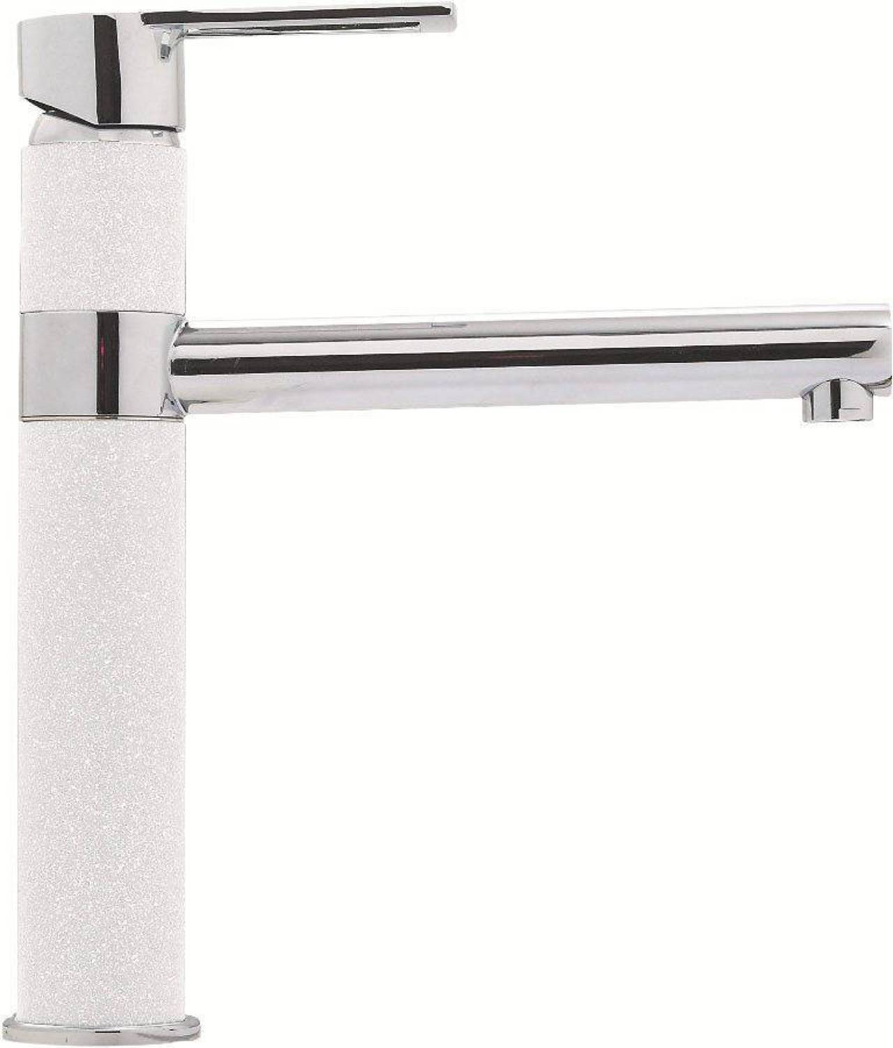 Eurodomo Armatur AQUA-STYLE Chrom/Weiß