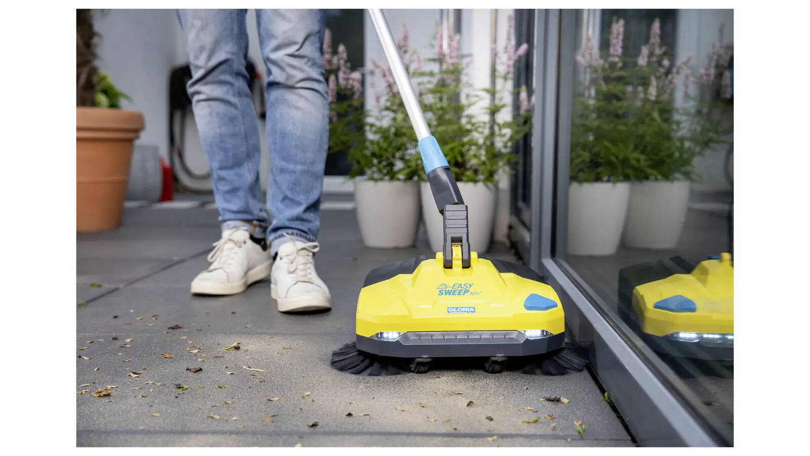 ♦ OUTLET ♦ Gloria Multi-Kehrsystem » EasySweep « inkl. 2,5 Ah Akku