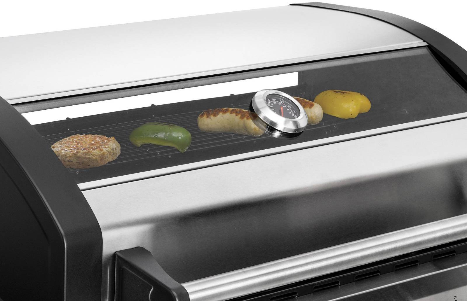 El Fuego Gasgrill » Long Beach « AY0596 - inkl. Sichtfenster & Thermometer