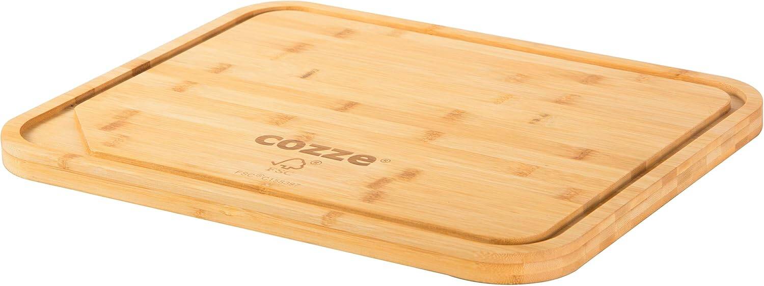 Cozze Pizzaschneidebrett » 90317 « 43 x 35 x 2 cm, Bambusholz
