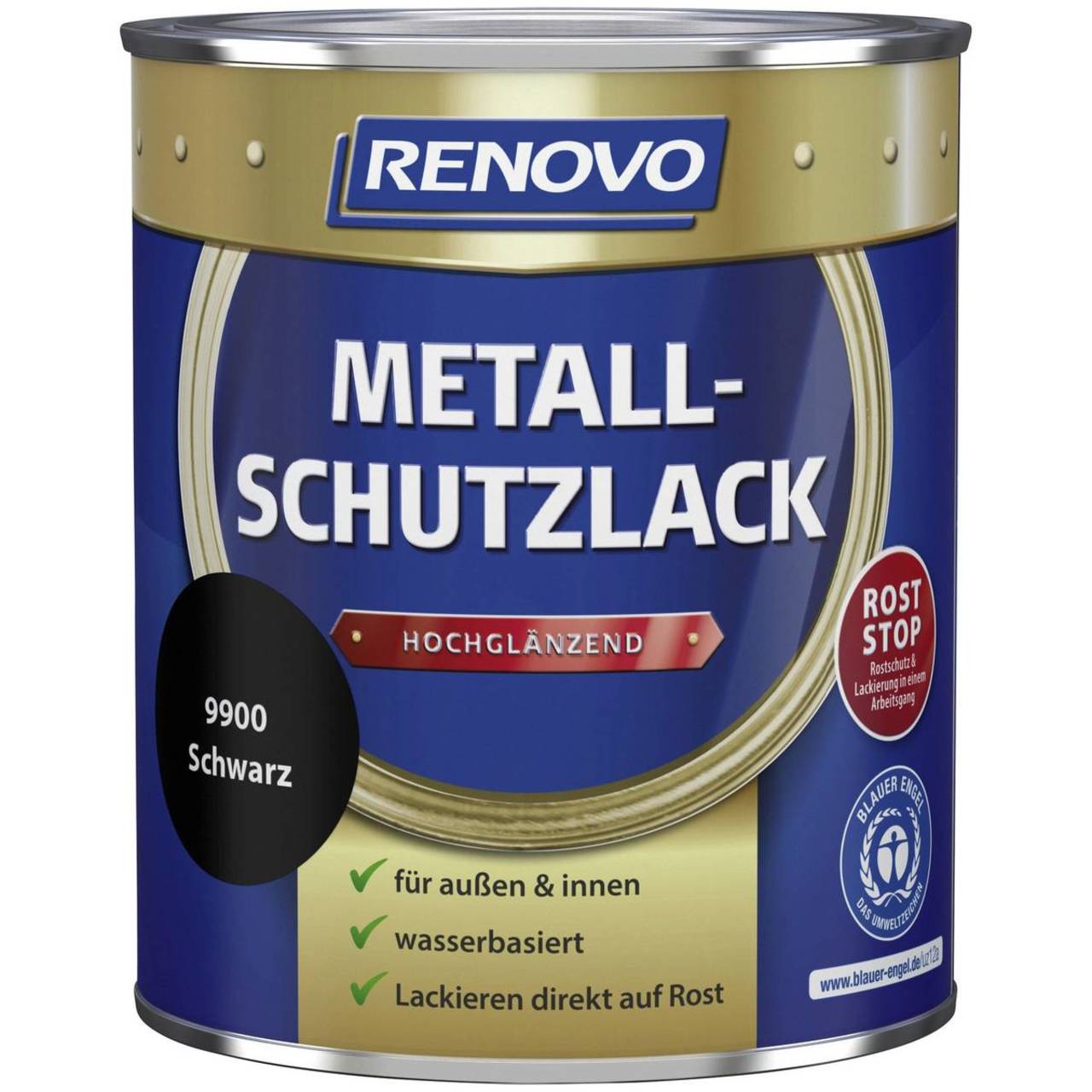Renovo --- schwarz Glänzend