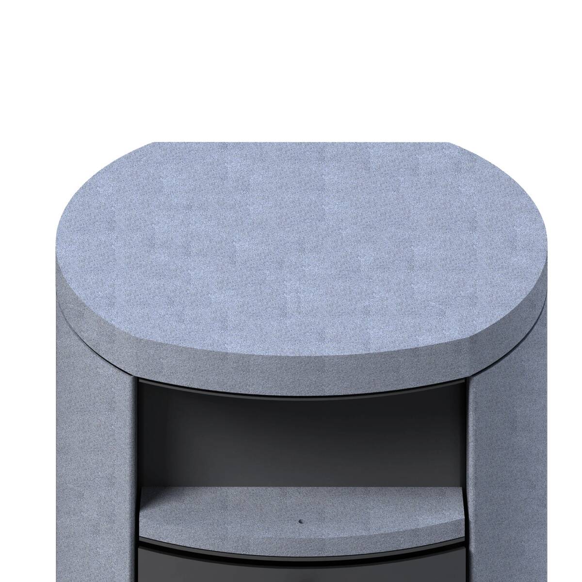 Accente Kaminofen » Slimline « Grau, Granitstein, 5 kW