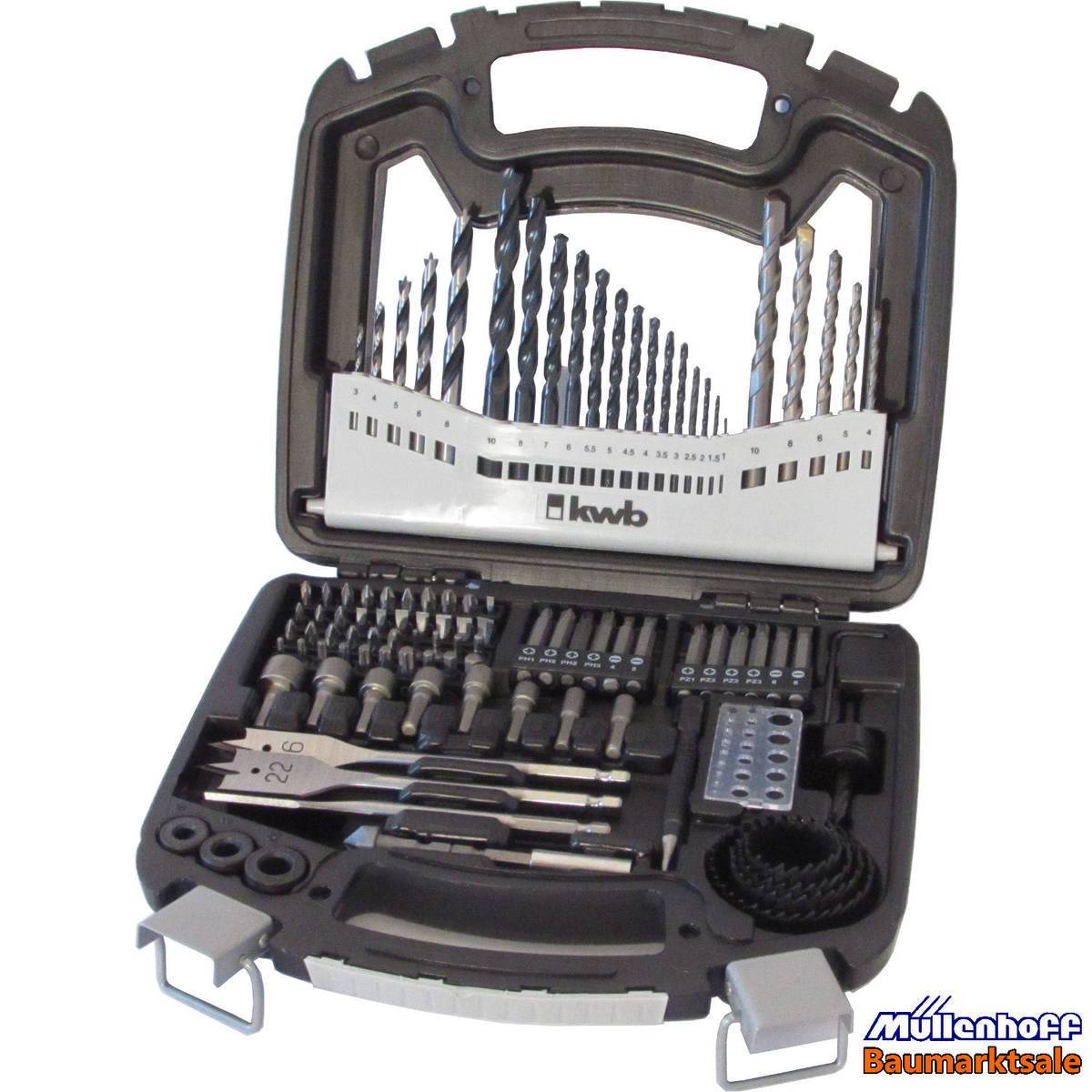 KWB Bit-Bohrer-Satz 100-teilig