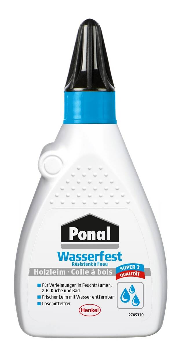 Ponal Holzleim » Wasserfest « 120 g Ponal Zubehör Holzleim Wasserfest